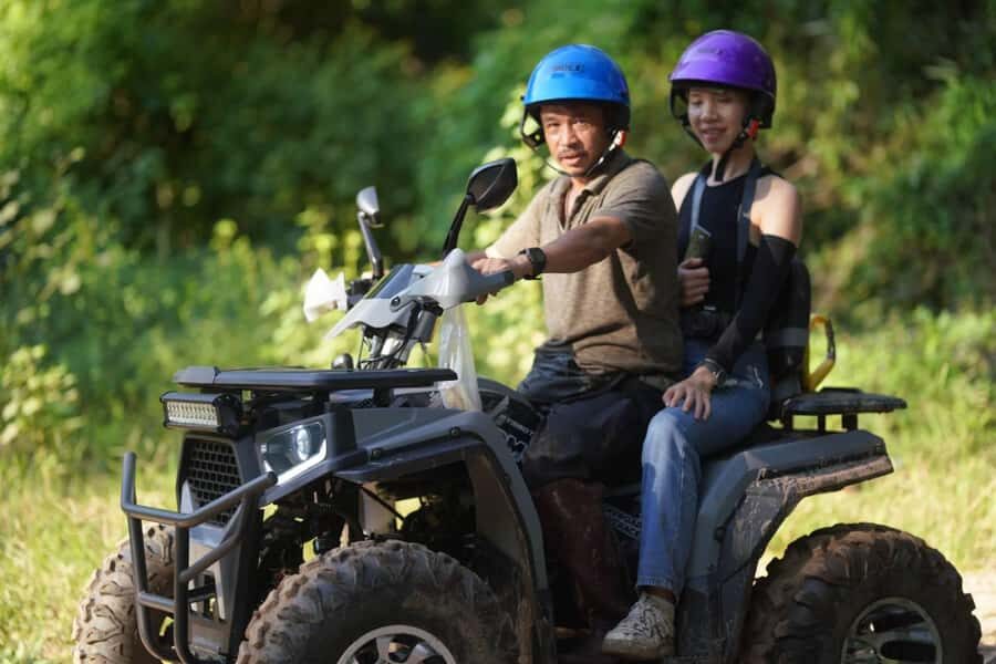Chiang Mai ATV -Feeding-Waterfall-Tribe-Raft& Lunch Day Trip - ATV Adventure Through Mae Wang Jungle