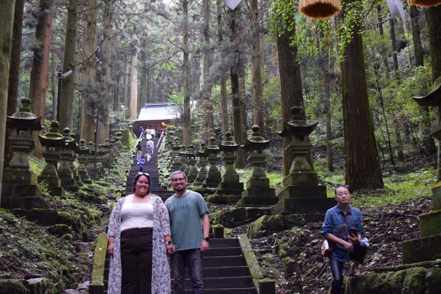 Deluxe Private Tour: Aso, One Piece Statues and Shrine Visit - Detailed Breakdown of the Itinerary