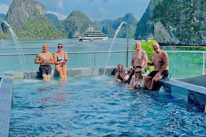 Discover Halong & Lan Ha Bay on a Modern Luxury Day Cruise - Transportation and Group Size