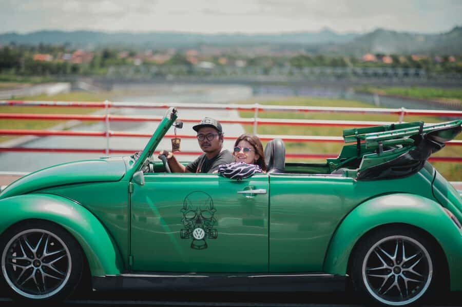 Explore Ubud with Volkswagen Beetle/Safari 181 - Discovering Bali’s Natural Wonders