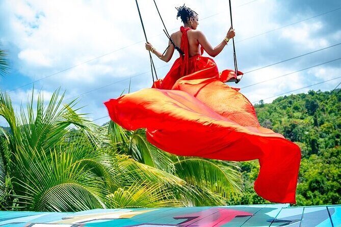 Flying Dress and Swing Photoshoot from Ocho Rios ports and Hotels - The Photography — Beyond Just Posing