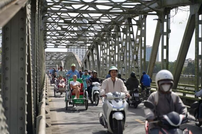 From Chan May Port: Hue Imperial City and Cyclo Food Tour - The Charm of the Cyclo Ride