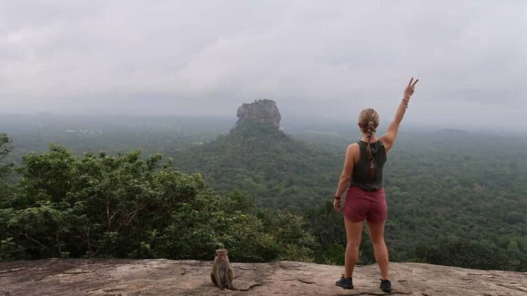 From Habarana: Dumbulla Cave & Sigiriya Fortress Tour - Visiting Dambulla Cave Temple