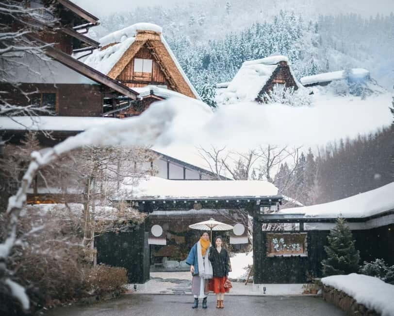 From Nagoya: Hida Takayama and Shirakawa-go Winter Day Tour - Culinary Delights and Self-Guided Exploration