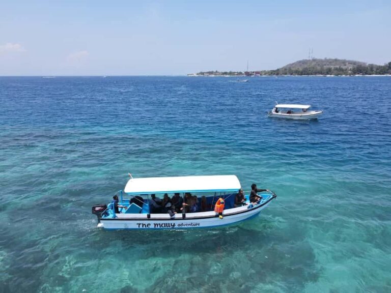 Gili island Snorkelling by private glass bottom boat - The Experience in Detail