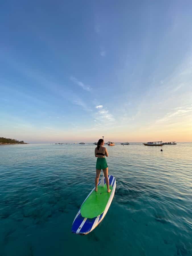 Gili SUP Or Kayak With Drone Shoot . Daylight Or Sunrise - The Breakdown of the Itinerary