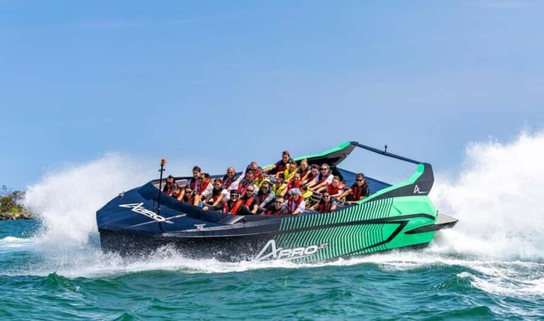 Gold Coast: Jet Boat Ride & Sea World Entry Ticket - The Arro Jet: High-Speed Fun on Water