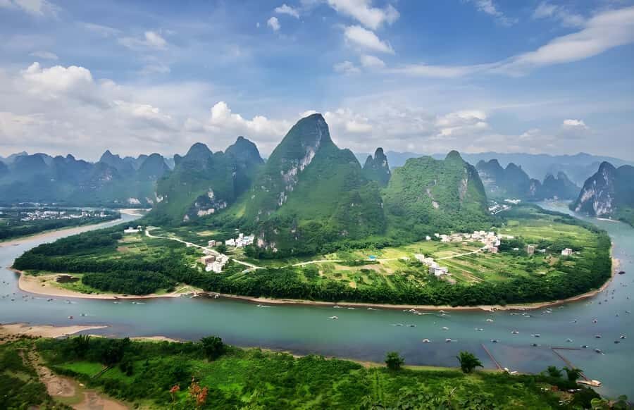 Guilin: Li River Cruise, Ruyi Peak, & Sanjie Liu Show - Afternoon in Yangshuo: Tea, Views, and Ruyi Peak  