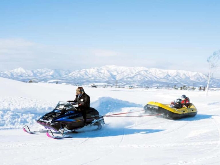 Hokkaido: Bibai Snow Land Gold Plan with Lunch & Snowmobile - The Itinerary: What You Can Expect