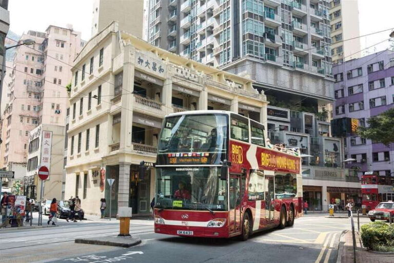 Hong Kong: Big Bus Hop-On Hop-Off Tour & Optional Peak Tram - Authentic Insights from Travelers