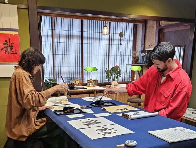 Kanazawa "Near Ninja Temple" : Japanese Calligraphy Class - The Experience Breakdown