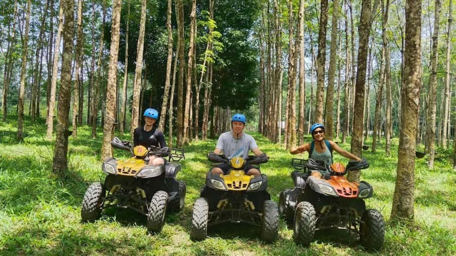 Khao Lak: Ethical Elephant, Zipline & ATV Premium Combo - Ziplining: A Sensory Adventure Above the Canopy