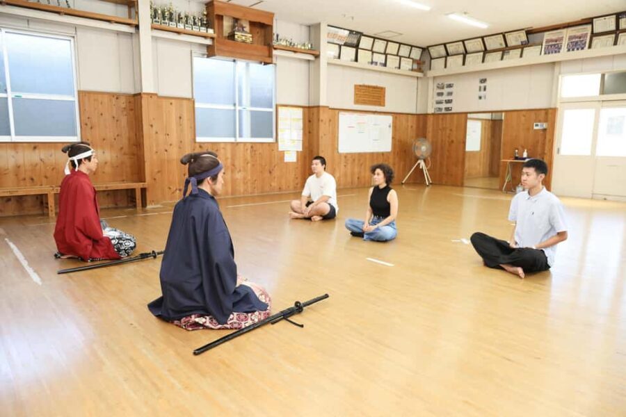 Kyoto:Samurai Sword & Kimono Temple Experience by an Actor - Learning Samurai Sword Tricks