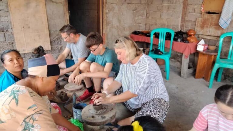 Lombok Pottery & Traditional Sasak Cooking Class - Transport, Timing, and Group Size