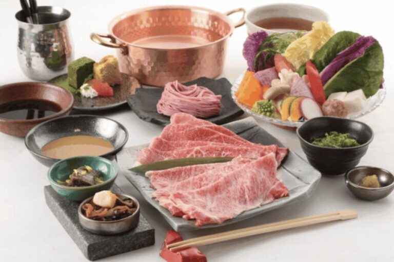 Luxury Japanese Hot Pot in Osaka-Shabu-Shabu Manno LUCUA - The Authenticity and Quality of the Meat