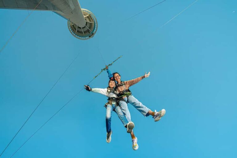 Macau: Skypark Tower Bungy, Skywalk, Skyjump & Tower Climb - The Skywalk: A Family-Friendly Confidence Builder