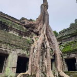 Mixture of temples and waterfall. - The Natural Beauty of Kulen Mountain
