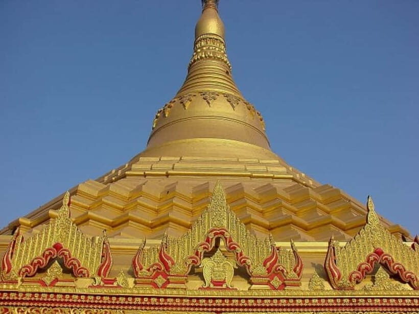 Mumbai: Buddhist Kanheri Caves with Golden Pagoda Temple - Visiting the Golden Vipassana Pagoda  