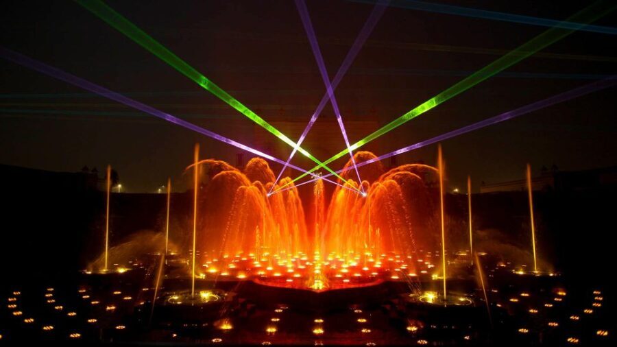 New Delhi: Akshardham Temple Light Show with Custom Add-Ons - The Evening Light & Water Show: A Magical Experience