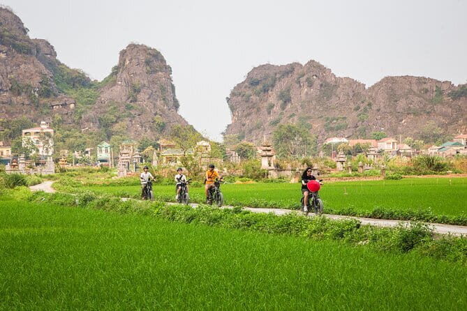 Ninh Binh E-Bike Tour -Secret Landscapes Tam Coc Countryside plus - Stop 3: Nvi Temple & Tea Ceremony