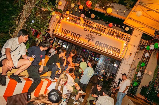 Okinawa Sky Bar Top Tree Nightclub Admission Ticket - Stop 1: The Food Hall - From 7:00 PM