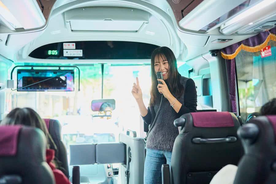 Osaka Kyoto: Nijo Castle, Nara, Arashiyama, Day Trip by Bus - Transportation & Group Size