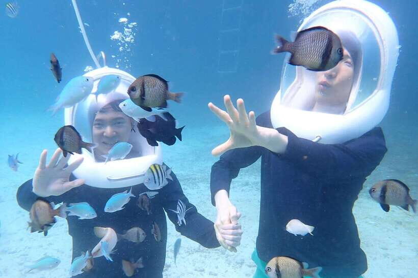 Panglao: Helmet Diving Experience with Photos and Videos - The Tour Itinerary and Experience Breakdown