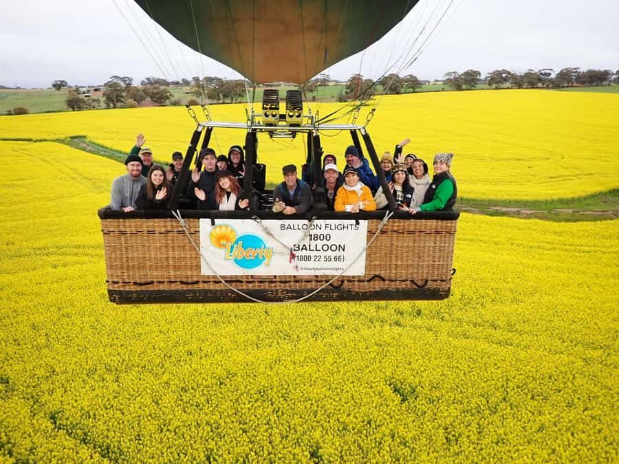 Perth to Northam: Balloon flight including shuttle bus - The Experience in Detail