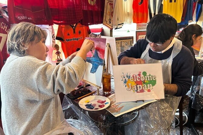 Seasonal Japanese Culture Osaka Paint and Wine Experience - Practical Details and What to Expect