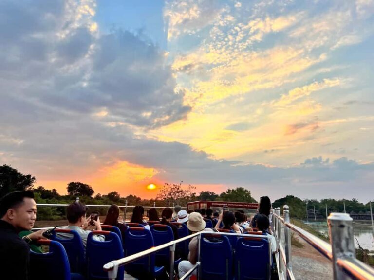 Siem Reap: Sunset or Night City Tour Bus - What to Expect on the Tour