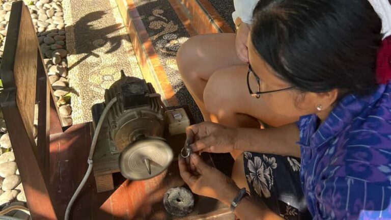 Sukawati: Silver Jewelry Making Class - An Authentic Hands-On Craft Experience in Bali