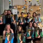 Sydney: Paint and Sip Classes - Acrylic, Canvas & Wine - The Art of the Class: Step-by-Step Breakdown