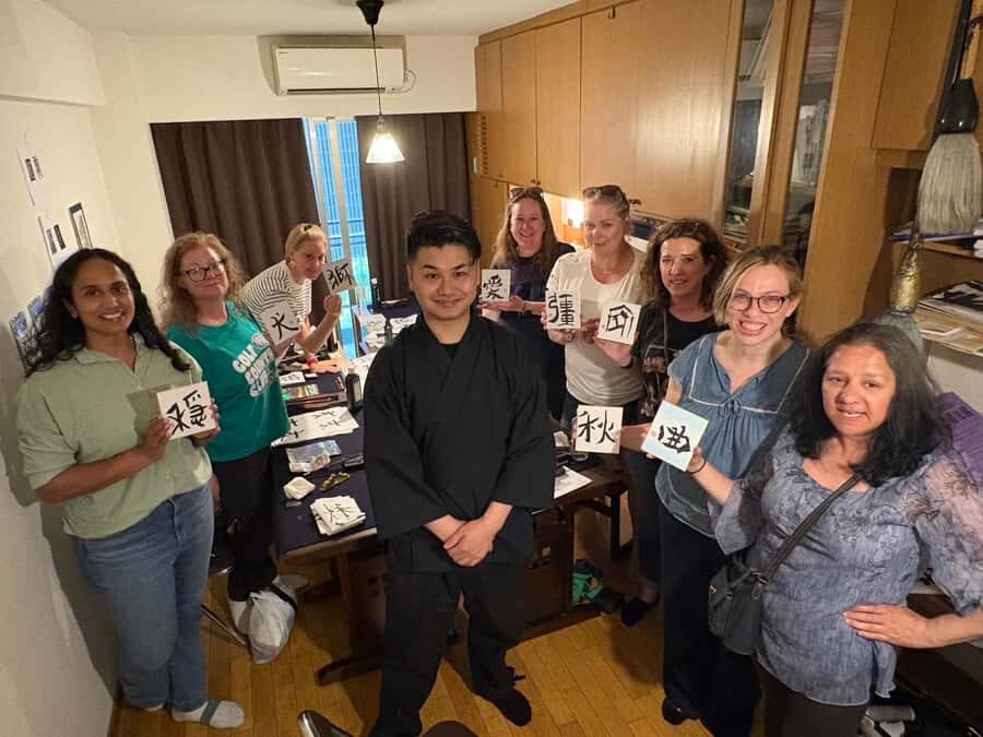 Tokyo: Ancient Japanese Calligraphy with a Calligraphy PhD - Who Will Love This Experience?