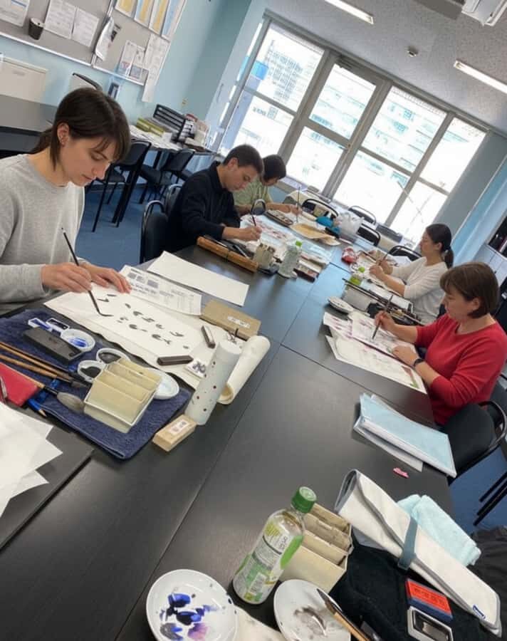 Tokyo: Japanese Ink Painting Workshop in Shibuya - Discovering the Art of Sumi-e in Shibuya