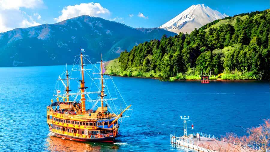 Tokyo Mt. Fuji & Hakone,Lake Ashi FREE Pirate Ship+Cable Car - Hakone Pirate Ship: A Fun & Free Ride