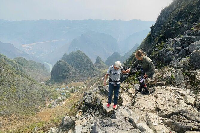 Trekking the White Cliff Ma Pi Leng Pass Adventure - The Highlights of the Tour