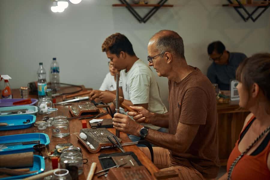 Ubud Town Center Silver Class - Silver Jewelry Making Class - A Step-by-Step Look at the Workshop