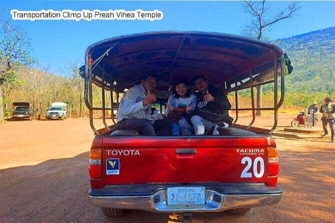 1 Day Beng Mealea ,Koh Ker Pyramid Temple and Peah Vihear Temple - Transportation and Comfort