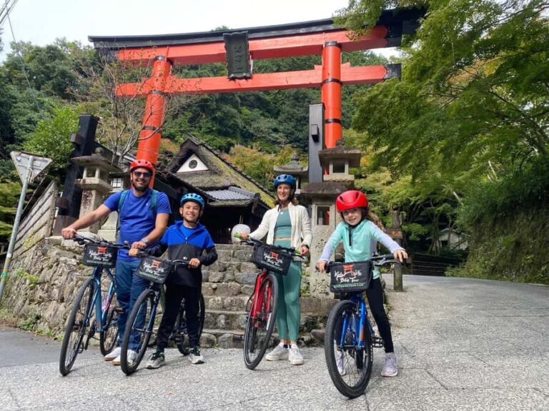 Arashiyama Bamboo Forest Family Bike Tour (Infant & Kids) - Breakdown of the Itinerary