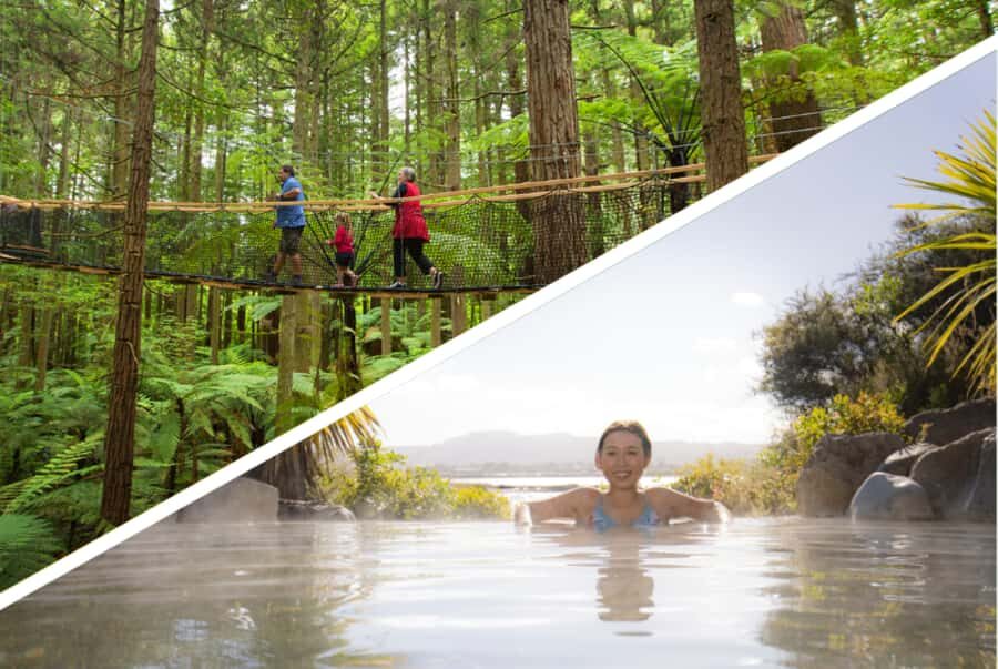 Auckland: Rotorua Highlights with Redwoods Treewalk & Spa - Soaking at Polynesian Spa – The Ultimate Relaxation