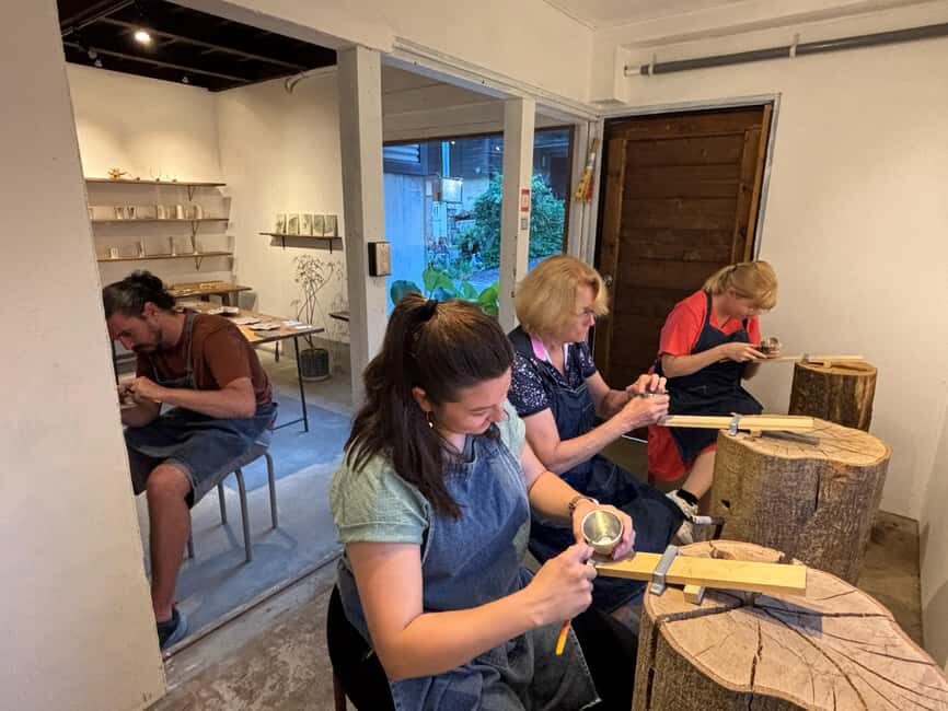 Authentic Pewter Sake Cup Experience with a Kyoto Artisan - What You Can Expect from the Workshop