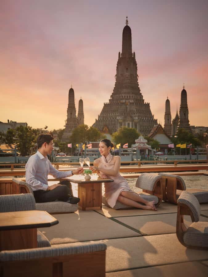 Bangkok: Okura Cruise - Luxury Japanese Dinner Cruise - The Route in Detail