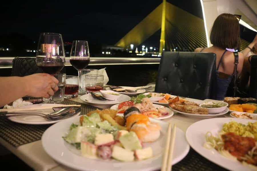 Bangkok Sunset Temples & Twilight River Dinner Journey - Dining Under the Stars: The River Dinner