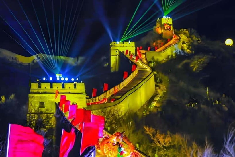 Beijing: Badaling Great Wall Night Ticket or Tours with Show - Tour Options and What They Offer