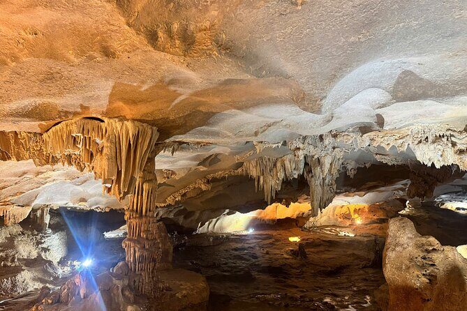 Best Value Ha Long bay 1 day - Lunch, kayak, swimming, transfer - First Stop: Luon Cave – Kayaking and Bamboo Boat  