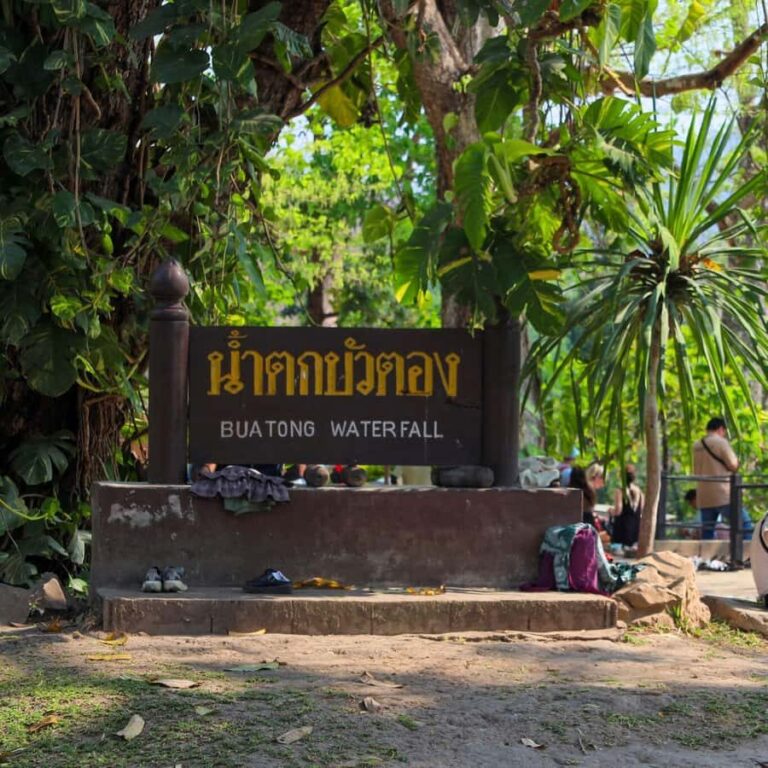 Bo Sang Umbrella Making Experience + Sticky Waterfall Tour - The Itinerary in Detail