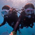 Boat entry diving at the Blue Cave in Onna Village, Okinawa! - What to Expect from the Tour