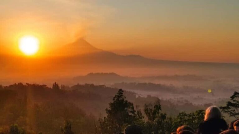 Borobudur sunrise in Stumbu Hill, Chicken Church, Borobudur - Visiting Borobudur and Exploring Local Culture