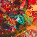 Canggu: Neon paint under UV lights, with fun and unusual tools - An In-Depth Look at the Wild Art Bali Experience