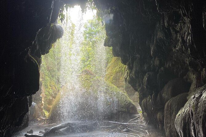 Cave Waterfall and Beach Exploration with Food Stop San Juan - Authentic Experience and Unique Highlights